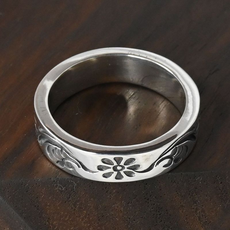 【研磨済】 ARIZONA FREEDOM シルバー リング 唐草 16号 R-40b silver 925