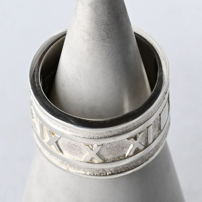 【新品仕上げ】TIFFANY&Co. ワイド アトラス リング 9号 ティファニー 指輪