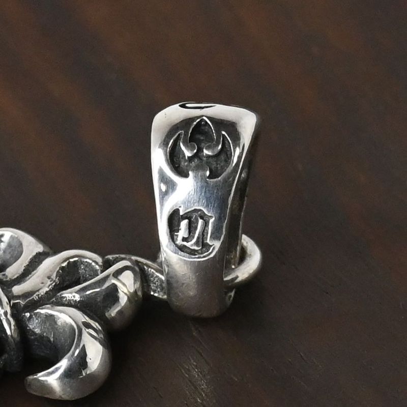 【研磨済】SAAD Arif Collection ペンダント トップ silver 925 チャーム シルバー リリー