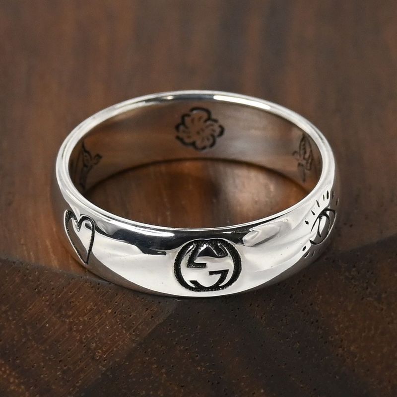 【新品仕上げ】美品 GUCCI Blind for Love リング 指輪 サイズ10 Ag925 グッチ