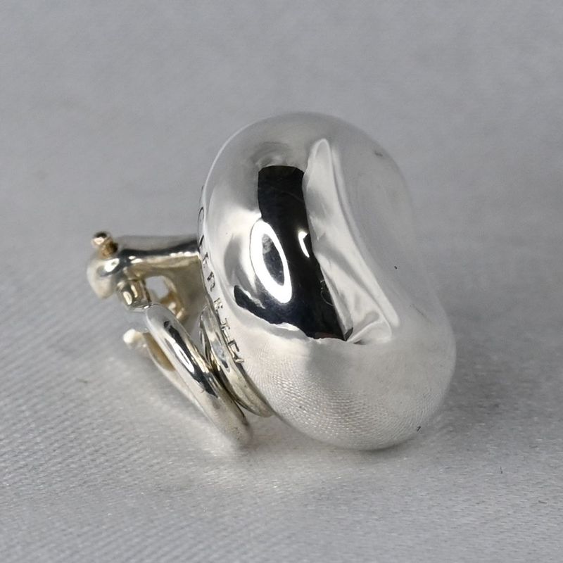 【新品仕上げ】ティファニー ビーン シルバー イヤリング シルバー925