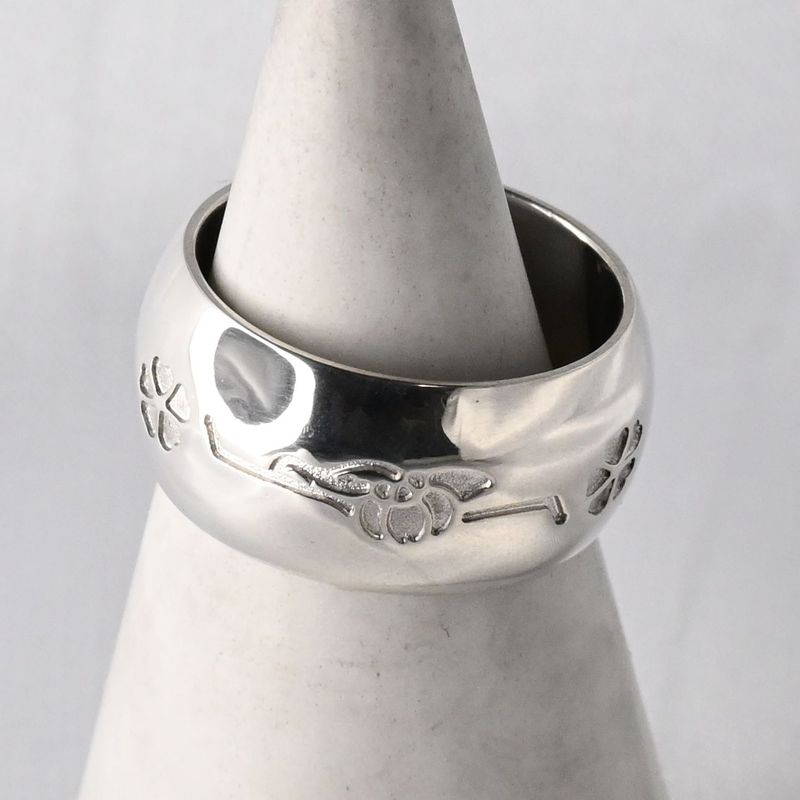 【新品仕上げ】BVLGARI リング Save the Children #53 14号 SV925 ブルガリ