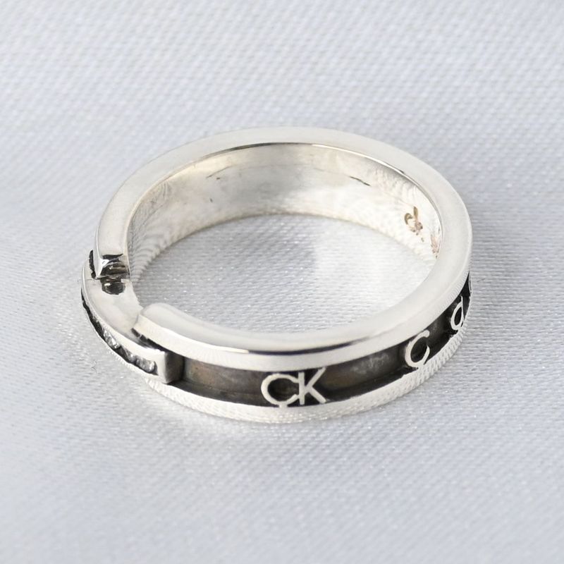 【新品仕上げ】Calvin Klein リング 指輪 9号 シルバー925 カルバン・クライン