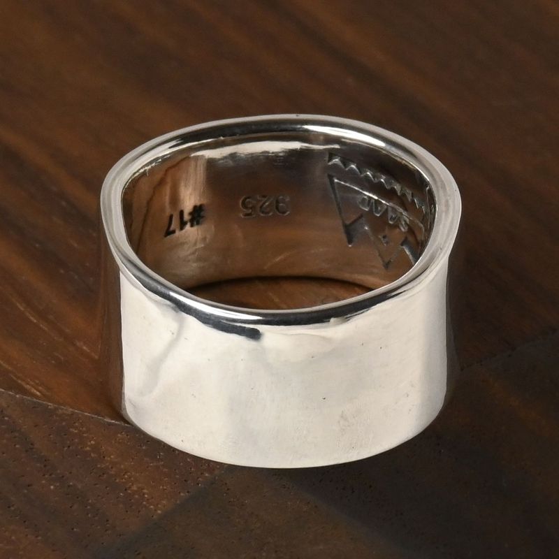 【研磨済】SAAD シルバー リング 14号 太陽神 シルバー925 指輪