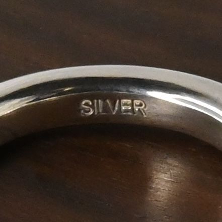 【新品仕上げ】agete リング 指輪 9号 silver アガット