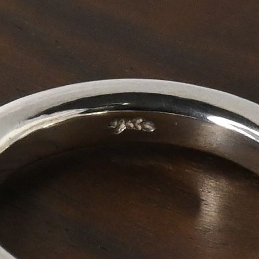 【新品仕上げ】agete リング 指輪 9号 silver アガット