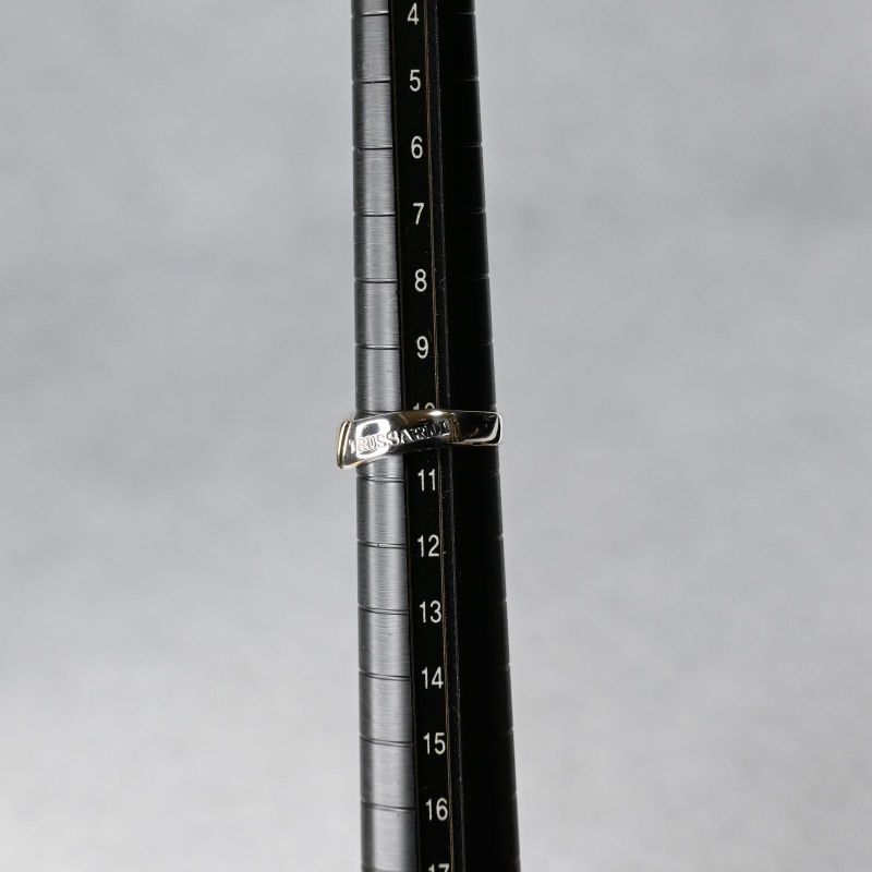 【新品仕上げ】美品 TRUSSARDI リング 10号 シルバー925 k18