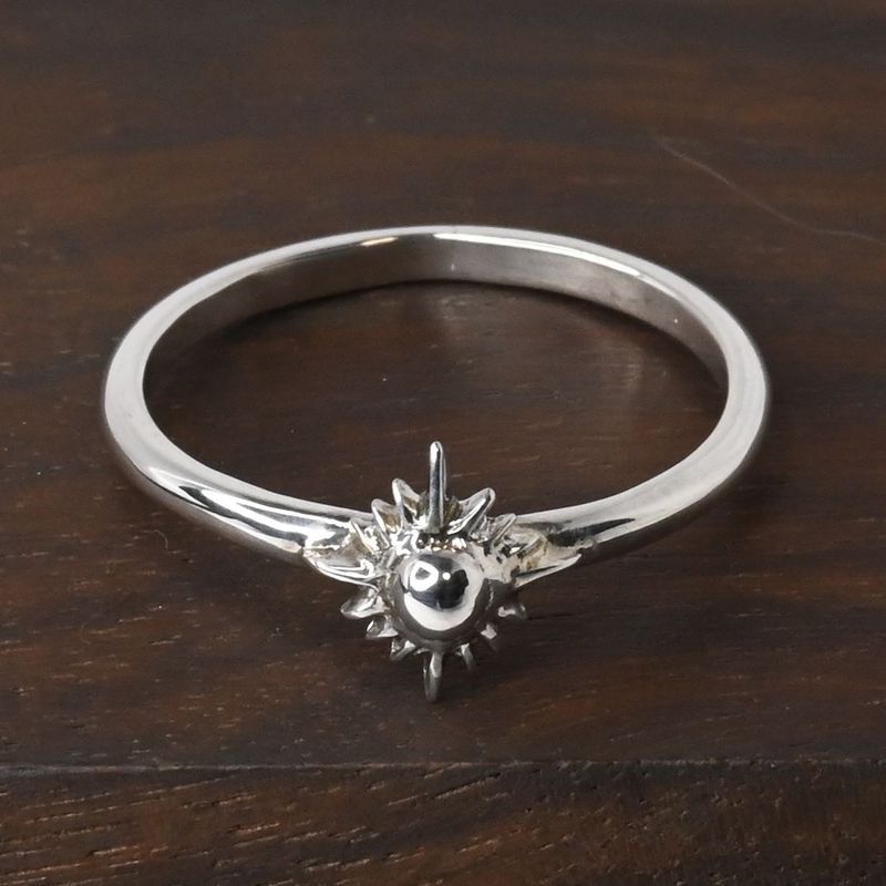 【研磨済】 ARIZONA FREEDOM シルバー リング 14号  太陽神 silver 925 アリゾナフリーダム