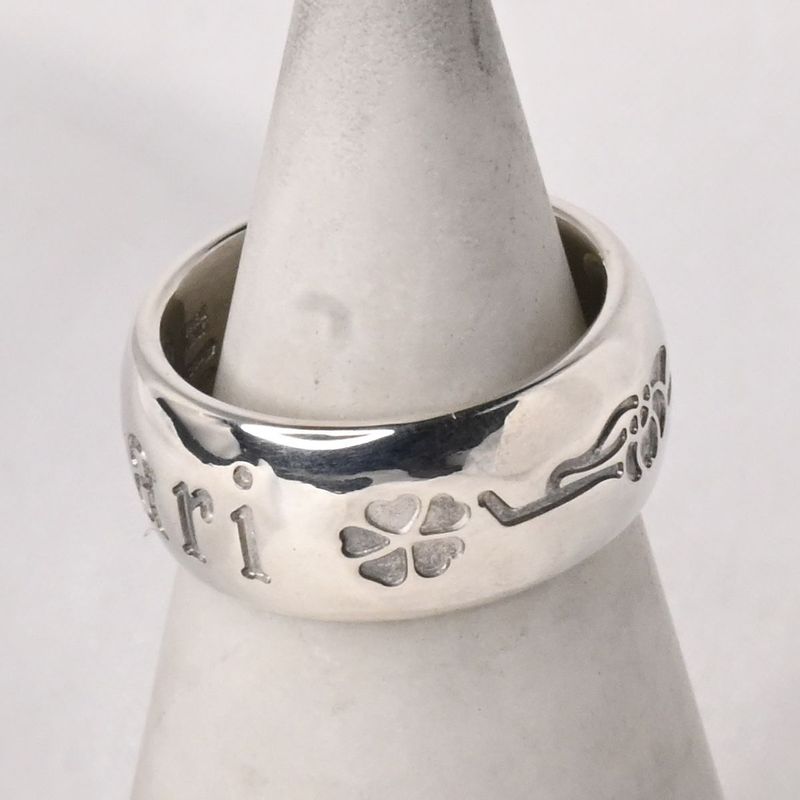 【研磨済】BVLGARI リング Save the Children #48 7号 SV925 ブルガリ