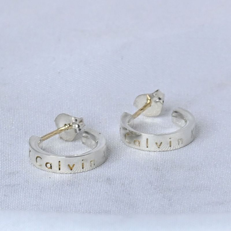 【研磨済】Calvin Klein シルバー ピアス 両耳用 ペア silver925 カルバン クライン