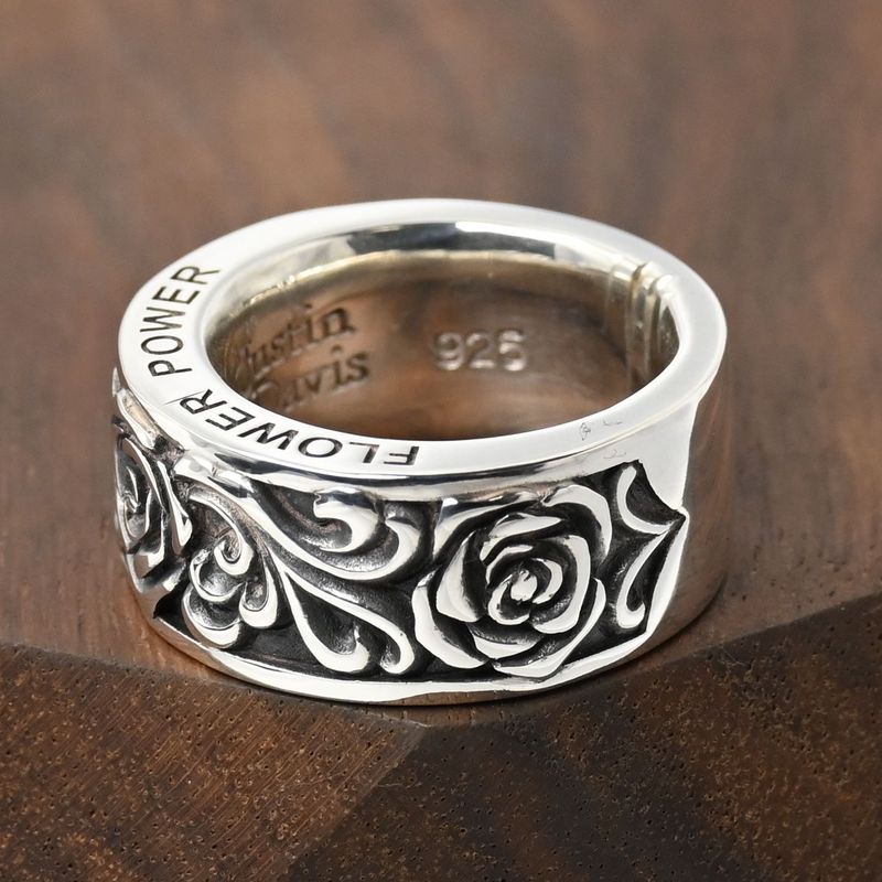 【新品仕上げ】 JUSTIN DAVIS FLOWER POWER リング 9号 ジャスティンデイビス SRJ302 指輪