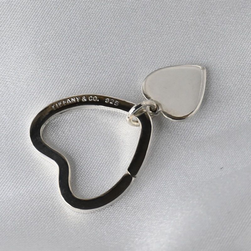 【新品仕上げ】美品 TIFFANY&Co. ハートタグ キーリング スターリングシルバー