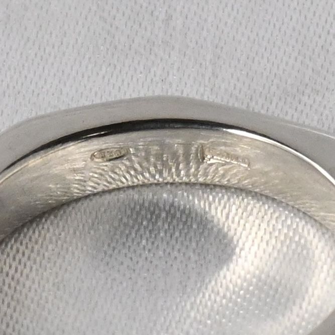 【新品仕上げ】美品 90’s オールドグッチ GUCCI オクタゴン ナット リング 指輪 15.5号 Ag925