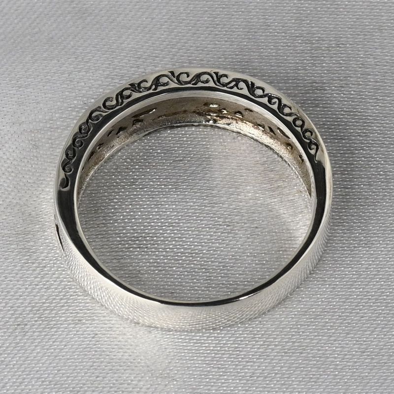 【新品仕上げ】SAAD リング 16.5号 シルバー925 太陽神 唐草