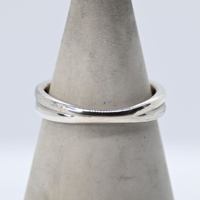 【研磨済】ete シルバー リング 7号 silver 925 エテ