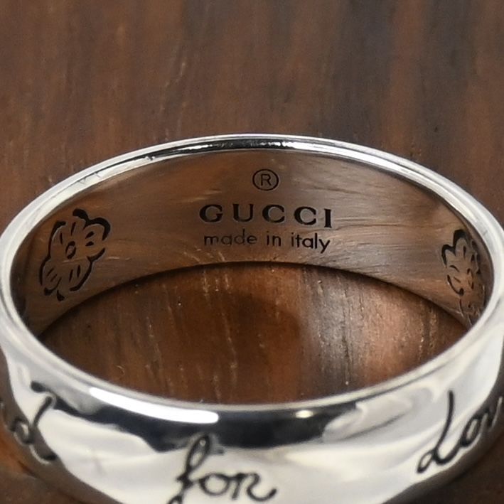 【新品仕上げ】美品 GUCCI Blind for Love リング 指輪 サイズ10 Ag925 グッチ