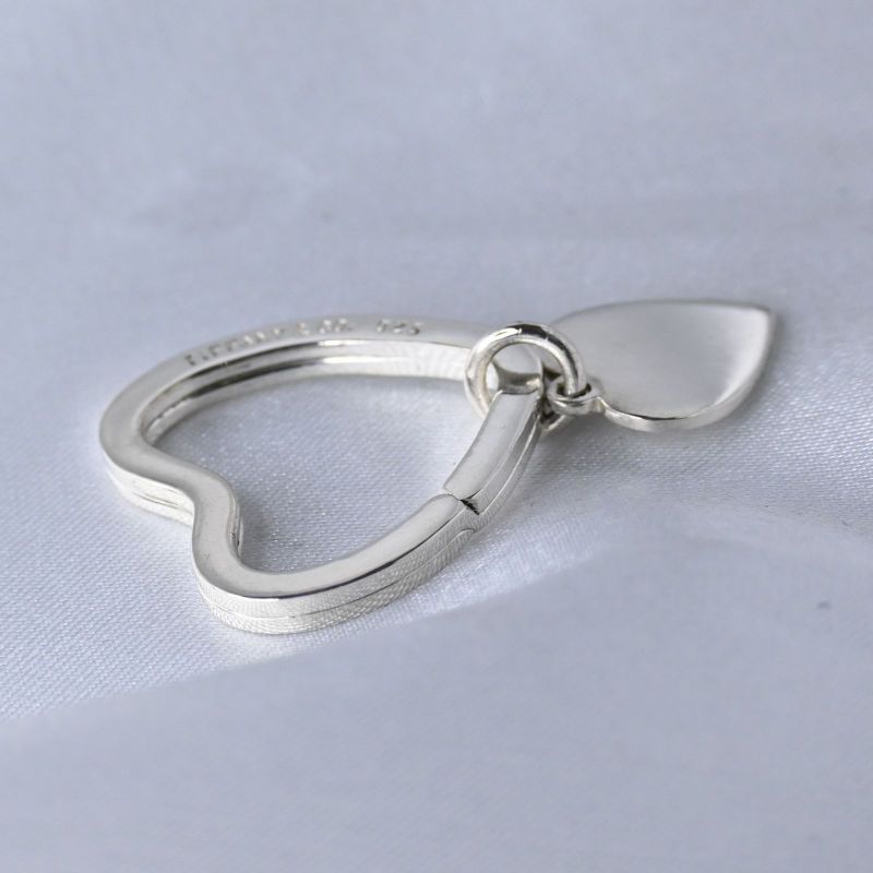 【新品仕上げ】美品 TIFFANY&Co. ハートタグ キーリング スターリングシルバー