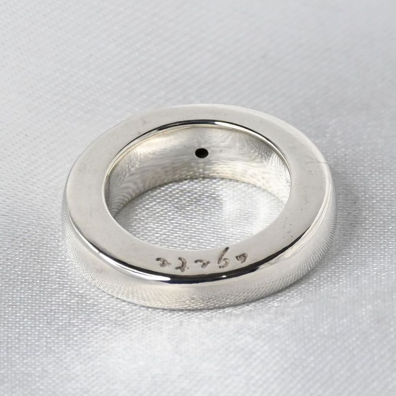 【新品仕上げ】美品 agete ピンキーリング 指輪 シルバー925 3号 アガット