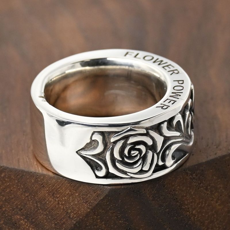 【新品仕上げ】 JUSTIN DAVIS FLOWER POWER リング 9号 ジャスティンデイビス SRJ302 指輪