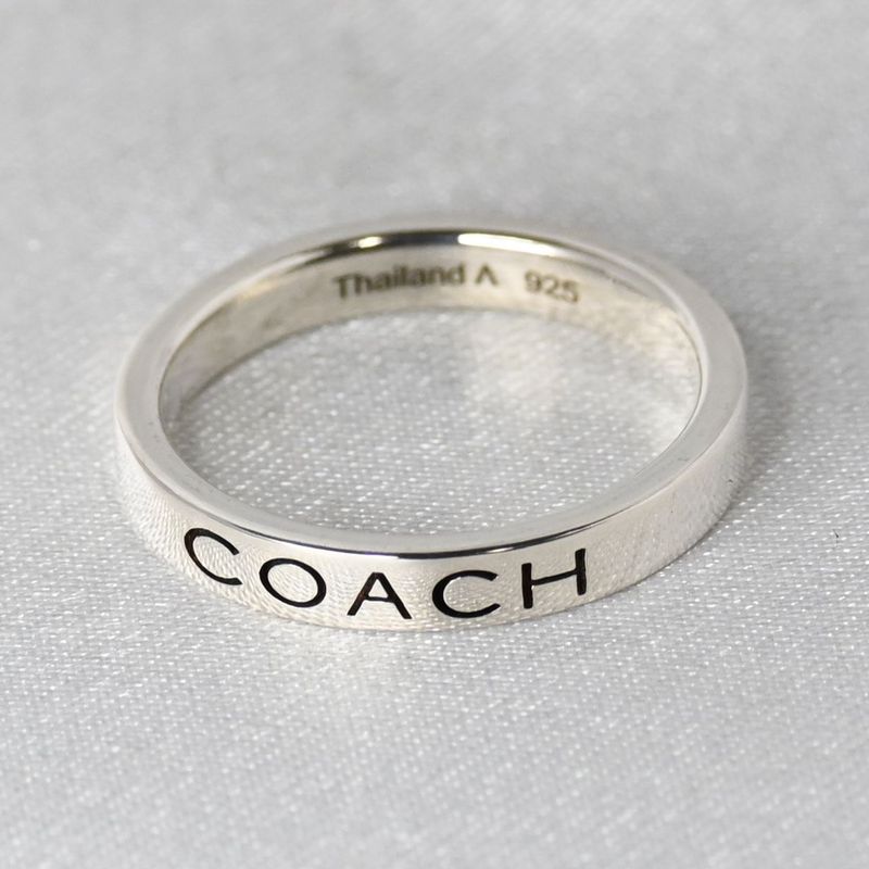 【新品仕上げ】美品 COACH コーチ リング 指輪 シルバー925 11.5号