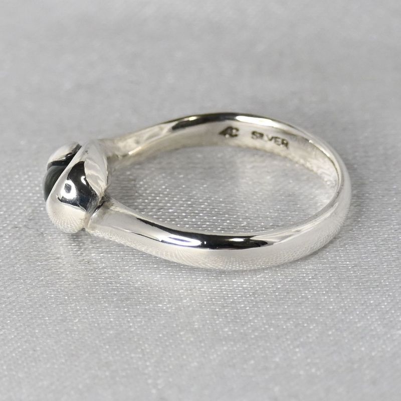 【新品仕上げ】美品 4℃ ヨンドシー リング 指輪 シルバー925 8号