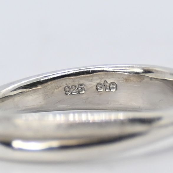 【研磨済】ete シルバー リング 7号 silver 925 エテ