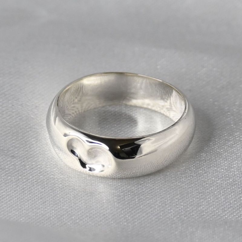 【新品仕上げ】TIFFANY&Co. フルハート リング  指輪 サイズ12号 ティファニー カーブドハート