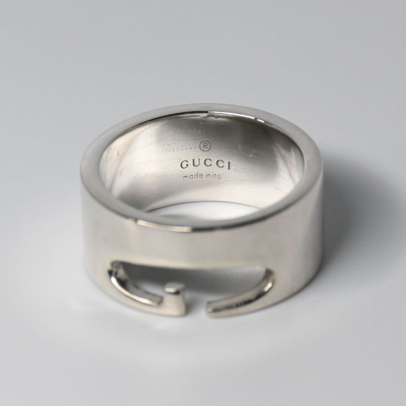 【新品仕上げ】美品 90’s オールドグッチ GUCCI  リング 指輪 16号 SV925 Ag925