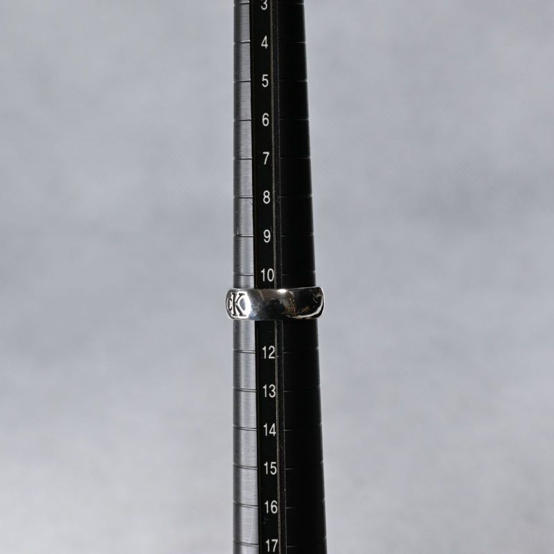 【新品仕上げ】Calvin Klein カルバン・クライン ロゴ リング 指輪 11号