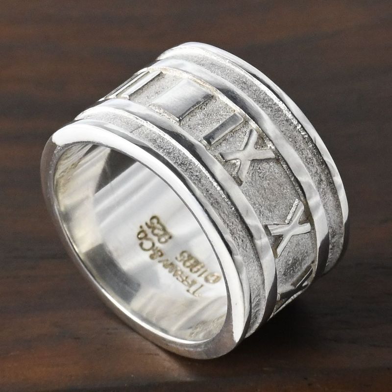 【新品仕上げ】TIFFANY&Co. ワイド アトラス リング 9号 ティファニー 指輪