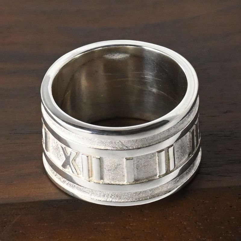 【新品仕上げ】TIFFANY&Co. ワイド アトラス リング 9号 ティファニー 指輪