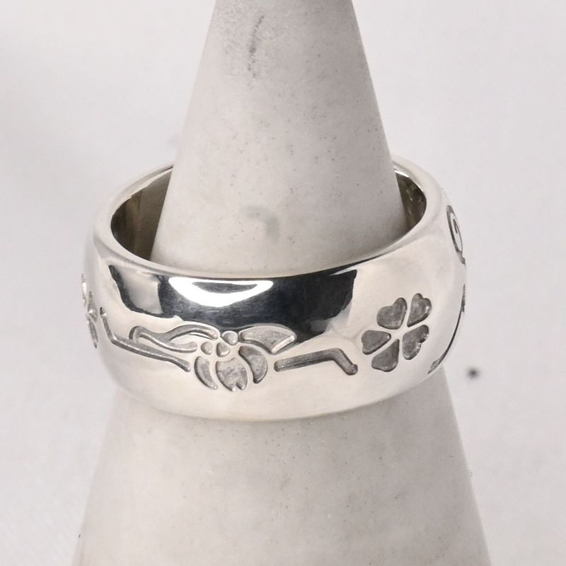 【研磨済】BVLGARI リング Save the Children #48 7号 SV925 ブルガリ