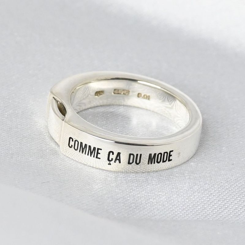 【新品仕上げ】COMME CA DU MODE リング 11号 シルバー925 コムサデモード