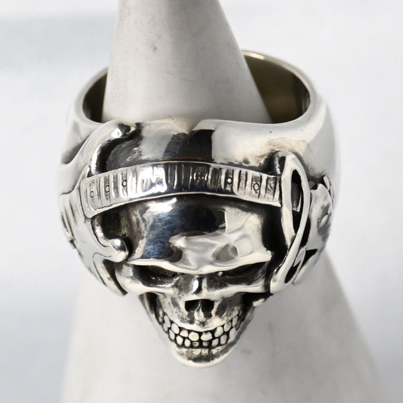 【新品仕上げ】 JUSTIN DAVIS F.BENDER スカル リング 10号 ジャスティンデイビス SRJ551 指輪 silver925