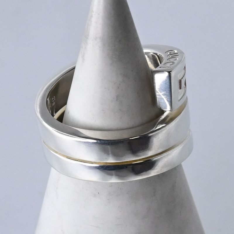 【研磨済】美品 GUCCI スネーク リング 指輪 SV925 Ag925 グッチ サイズ9