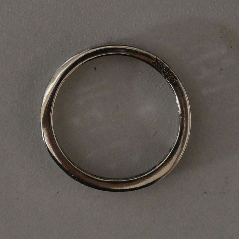 【研磨済】Vivienne Westwood シルバー リング サイズXS 9.5号 ヴィヴィアンウエストウッド 指輪