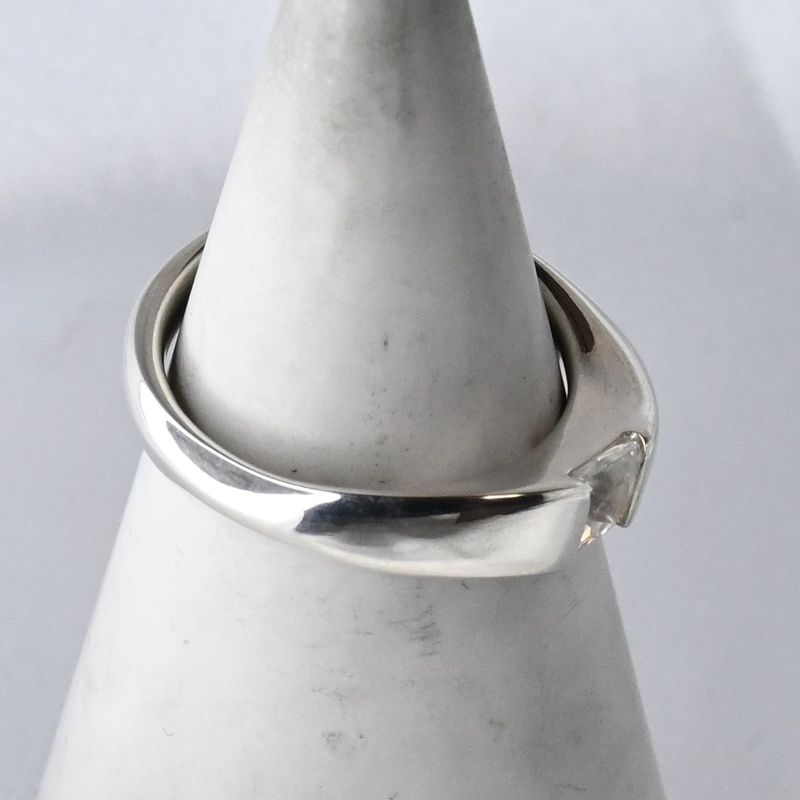 【研磨済】美品 4℃ リング 8号  シルバー925 ヨンドシー 指輪