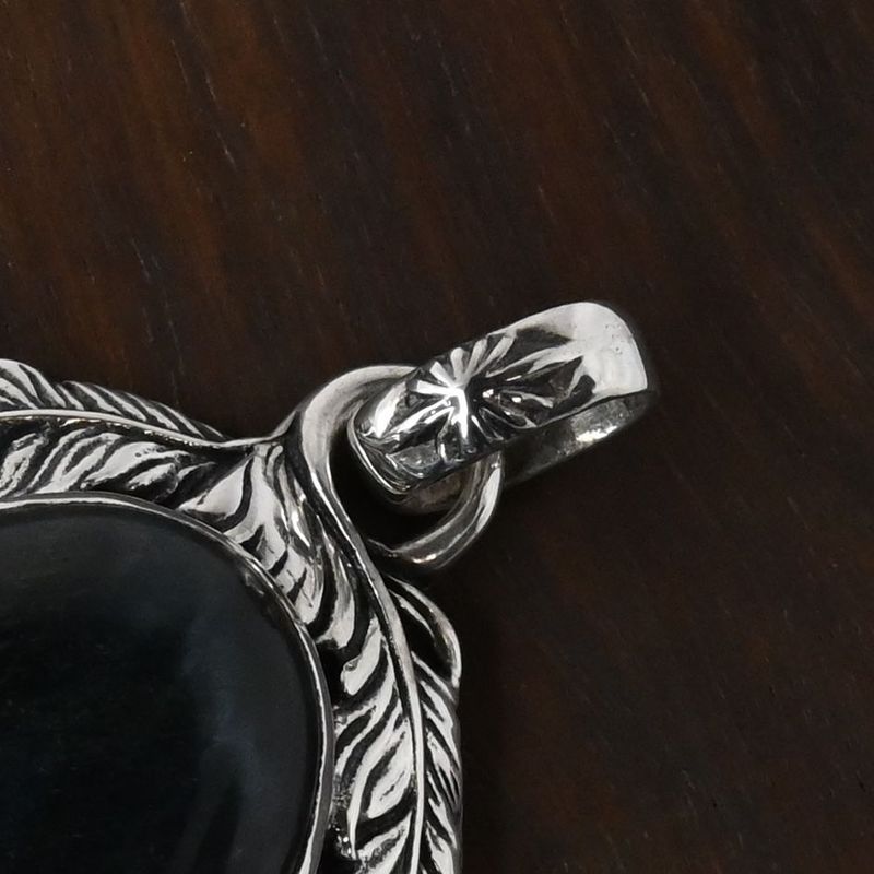 【研磨済】SAAD ペンダントトップ 太陽神 唐草 シルバー925  ネックレスチャーム