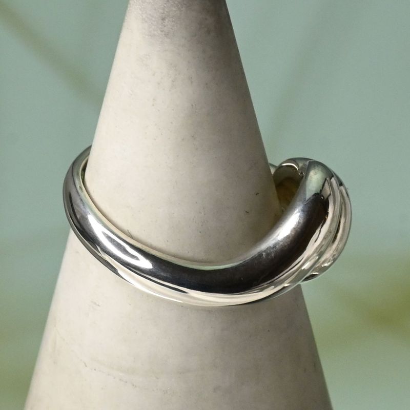 【研磨済】STAR JEWELRY シルバー リング 指輪 11.5号 シルバー925