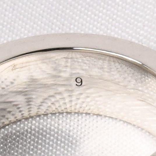 【研磨済】 GUCCI × Adidas シルバー リング 8.5号 Ag925 指輪 グッチ アディダス