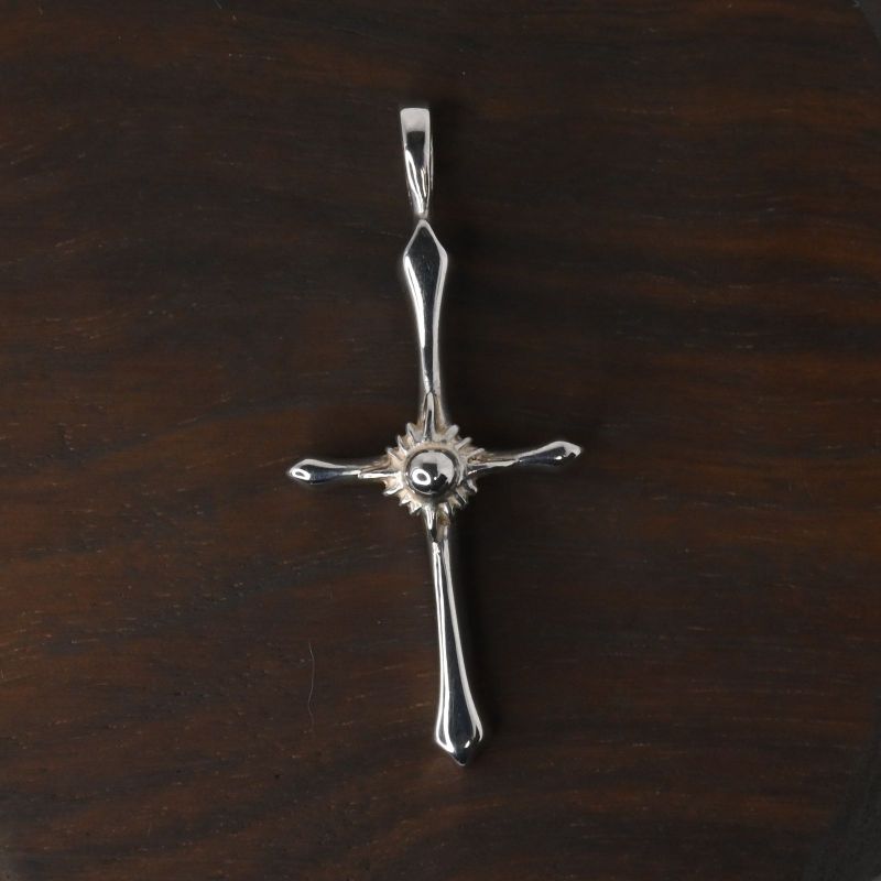 【研磨済】ARIZONA FREEDOM クロス チャーム T-3a 太陽神 サンシンボル silver925