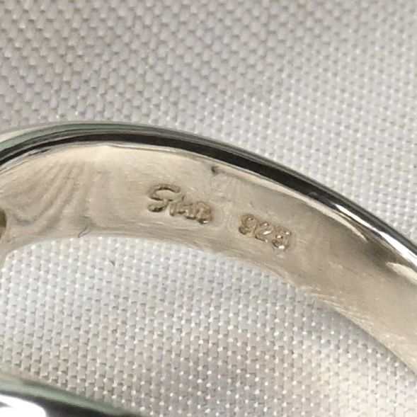 【研磨済】STAR JEWELRY シルバー リング 指輪 11.5号 シルバー925