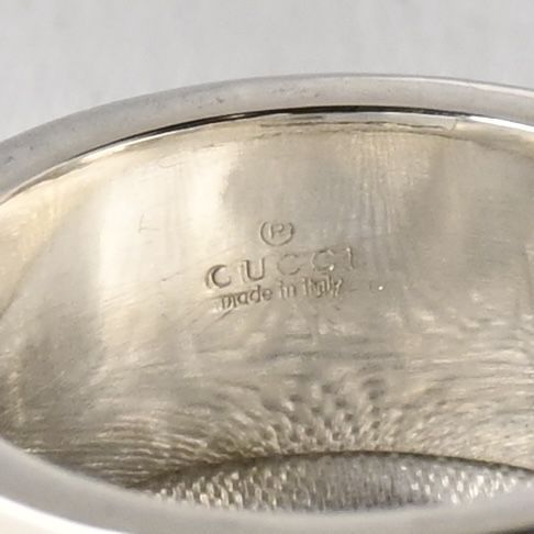 【研磨済】GUCCI ブランデッドG リング 9.5号 グッチ 指輪