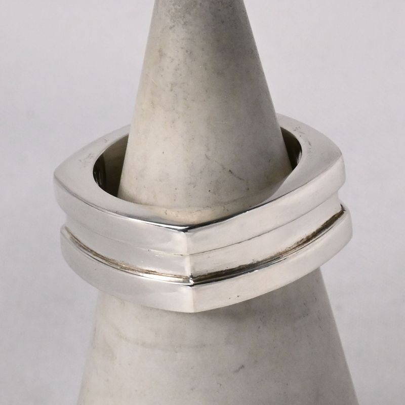 【研磨済】GUCCI シルバー リング 13号 指輪 Ag925