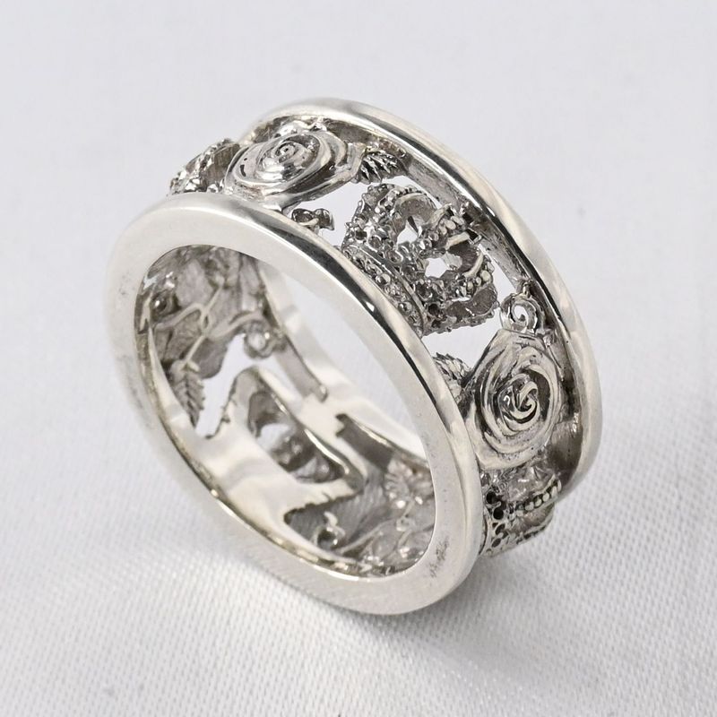 【研磨済】 JUSTIN DAVIS MY LOVE リング  14.5~15号 ジャスティンデイビス SRJ210 指輪 シルバー925