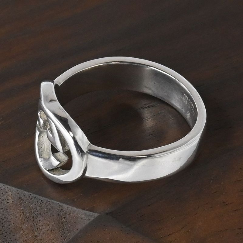 【研磨済】 GUCCI インターロッキングG リング サイズ15 指輪 シルバー925 Ag925 グッチ