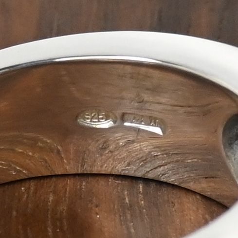 【新品仕上げ】美品 GUCCI ダブルGシルバー リング 指輪 SV925 Ag925 グッチ 16.5号