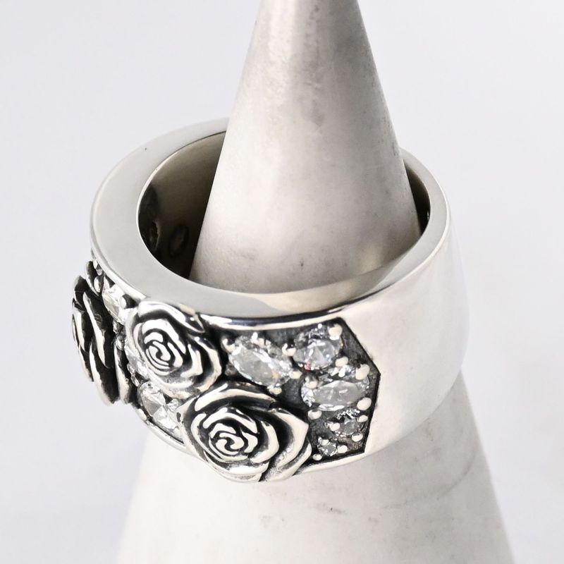 【研磨済】 JUSTIN DAVIS ROSETTE リング 11号 SRJ368 ジャスティンデイビス 指輪 シルバー925 ロゼット