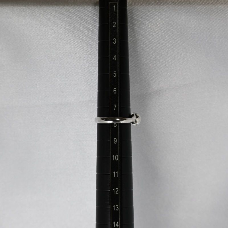 【新品仕上げ】美品 4℃ ヨンドシー リング 指輪 シルバー925 8号