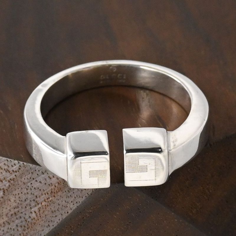 【研磨済】美品 GUCCI シルバー925 リング 6.5号 グッチ